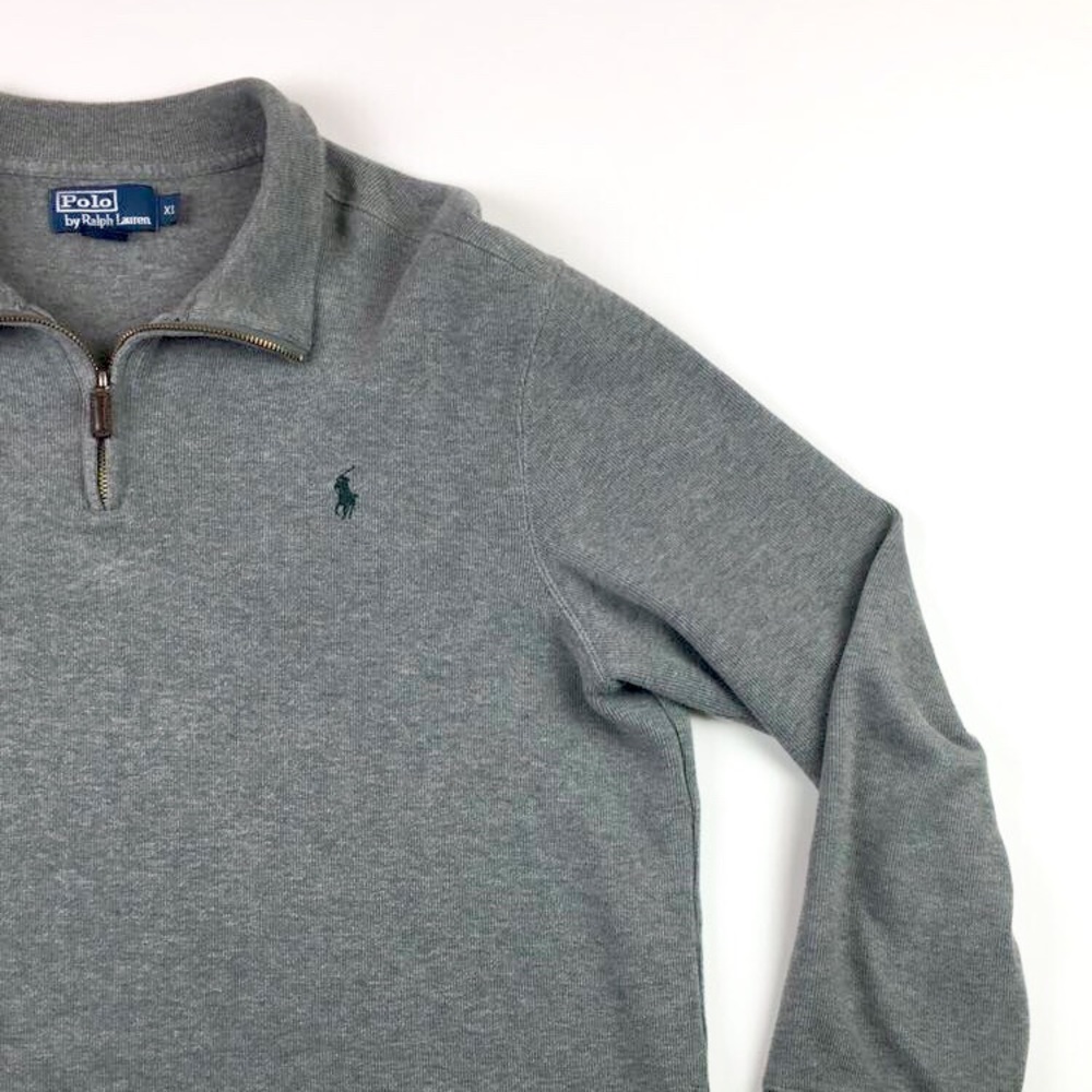 Polo Ralph Lauren Men’s M Sweater Pullover Gray - Picture 2 of 5